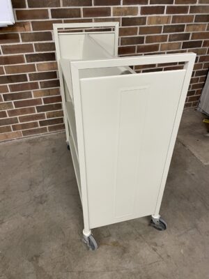 18"x37"x42" Double-Sided Library Carts Repainted Putty - Used - Image 3