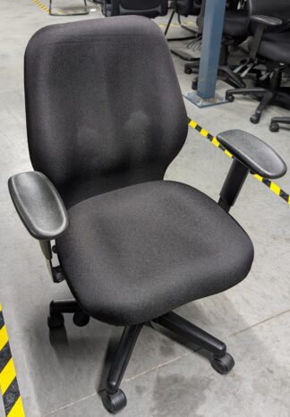 Eurotech Aviator Black Fabric Office Chair - Used