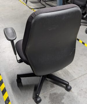 Alternative view of Eurotech Aviator Black Fabric Office Chair - Used
