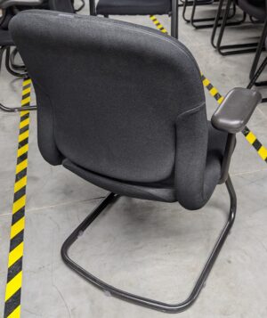 Alternative view of Herman Miller "Equa" Cantilever Base Fabric Side Chairs w/ Fabric Back - Used