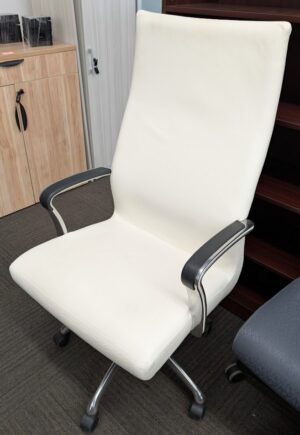 Steelcase Coalesse "Chord" White High Back Conference Chair - Used