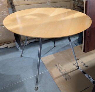 Maple 40"D Round Table - Used