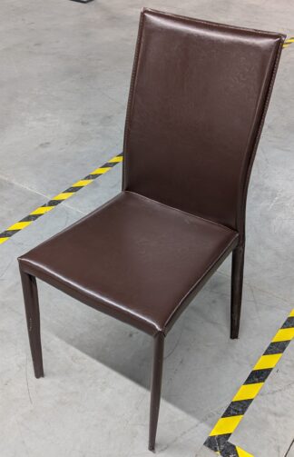 Brown Leather Guest Chairs - Used