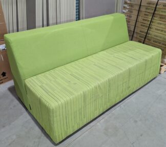 Green Pattern Fabric 66"x33"x30"H Couch - Used