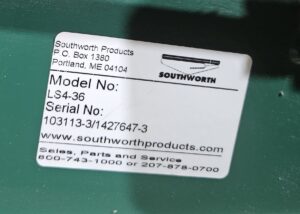 Southworth Lift & Tilt / Lift Model LS4-36 - Used - Image 19