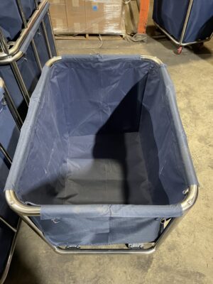 Commercial Laundry Cart with Wheels – Used - Image 5