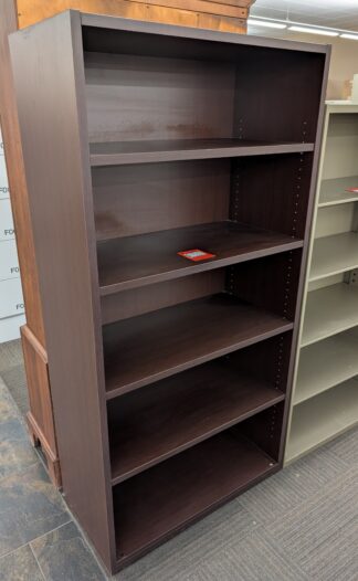 Teknion Royal Cherry 3'x18"x6'H Bookcase - Used