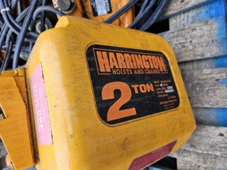 Harrington ERO20L 2-Ton Electric Chain Hoist withTS2-117 Manual Trolley - Used