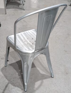 Alternative view of Industry West Stainless Steel Cafe Chairs - Used