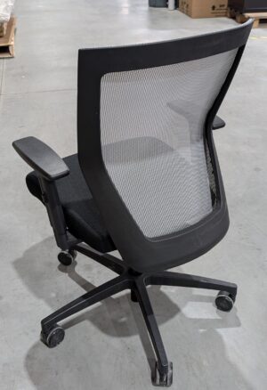 Alternative view of Via Seating Fog Mesh Mid Back Task Chair - Used
