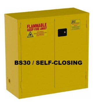 Jamco BS30 (44"H x 43"W x 18"D) 30 Gallon Self-Closing Flammable Cabinet - New