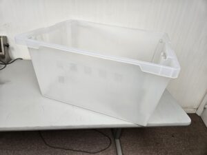 Huge Orbis LEWISBins+ (PALLET OF 40) SN3024-15 30"x24"x15" Clear Stack-N-Nest Container - New Surplus