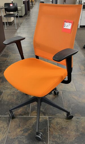Orange Fabric Seat SitOnIt "Wit" - Used
