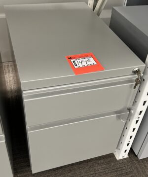 Gray 15"x21.5"x21"H Mobile Drawer Pedestal - New Surplus