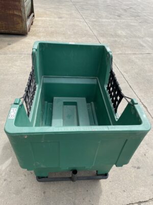 32”x48”x37” (tall) Green Tubs with Webbing - Used - Image 3
