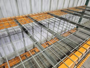 42" deep x 12' long Heavy Duty Teardrop Rack with Used Wire Decks - New & Used - Image 6