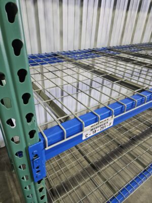 42" deep x 12' long Medium Duty Teardrop Rack with Used Wire Decks - New & Used - Image 5