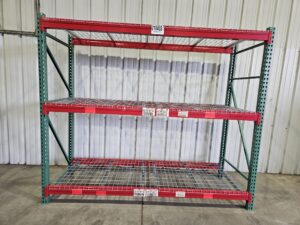 42" deep x 9' long Heavy Duty Teardrop Rack with Wire Decks - New & Used - Image 4