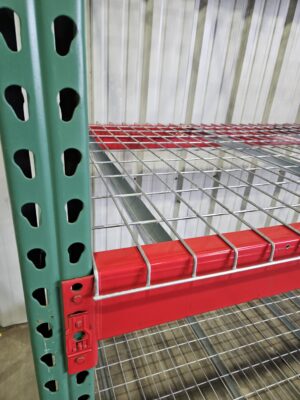 42" deep x 9' long Heavy Duty Teardrop Rack with Wire Decks - New & Used - Image 5