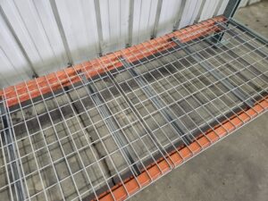 36"x104" (12'-0" Tall) Heavy Duty U-Punch Interlake Pallet Rack with Wire Decks - Used - Image 6