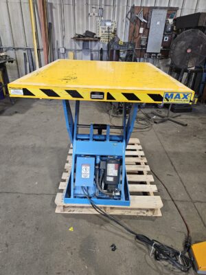 Alternative view of Max Lift Tables 3000# Capacity 53"x45" Top Lift Table - Used