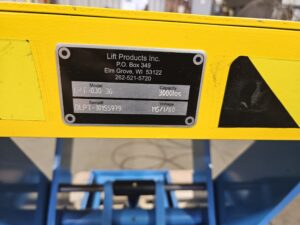 Max Lift Tables 3000# Capacity 53"x45" Top Lift Table - Used - Image 3