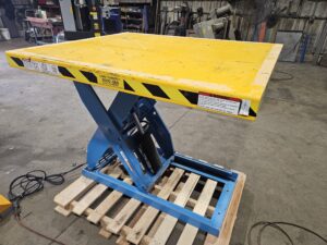 Max Lift Tables 3000# Capacity 53"x45" Top Lift Table - Used