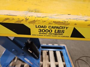 Max Lift Tables 3000# Capacity 53"x45" Top Lift Table - Used - Image 6