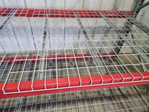 48" deep x 10' long Medium Duty Teardrop Rack with Used Wire Decks - New & Used - Image 5