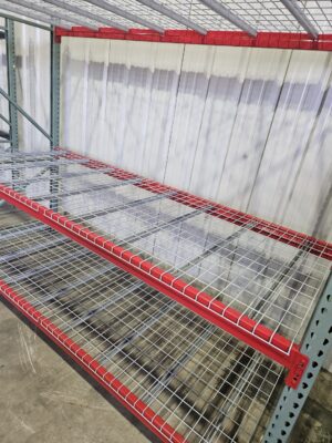 48" deep x 10' long Medium Duty Teardrop Rack with Used Wire Decks - New & Used - Image 6