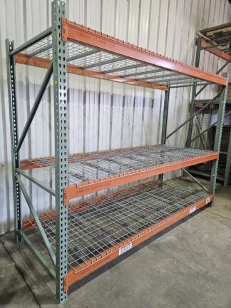48" deep x 10' long Heavy Duty Teardrop Rack with Used Decks - New & Used