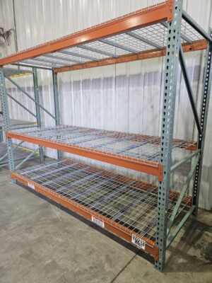 48" deep x 10' long Heavy Duty Teardrop Rack with Used Decks - New & Used - Image 3