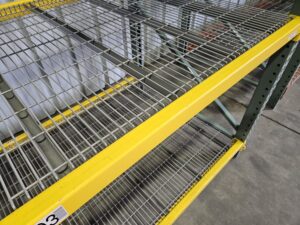 48" deep x 8' long Medium Duty Teardrop Rack with Used 1" x 4" In-Lay Wire Decks - New & Used - Image 5