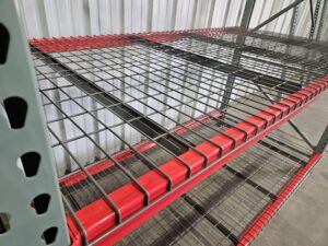 48" deep x 8' long Medium Duty Teardrop Rack with Used Outside Waterfall Wire Decks - New & Used - Image 5
