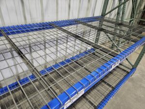 48" deep x 12' long Medium Duty Teardrop Rack with Used Outside Waterfall Wire Decks - New & Used - Image 5