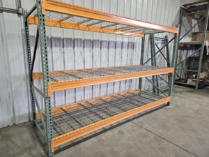 48" deep x 12' long Heavy Duty Teardrop Rack with New Wire Decks - New & Used - Image 3