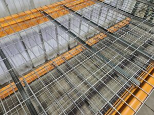 48" deep x 12' long Heavy Duty Teardrop Rack with New Wire Decks - New & Used - Image 6