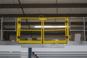 Alternative view of Large 2568 Sq Ft Mezzanine Project for Wauseon, Ohio Customer