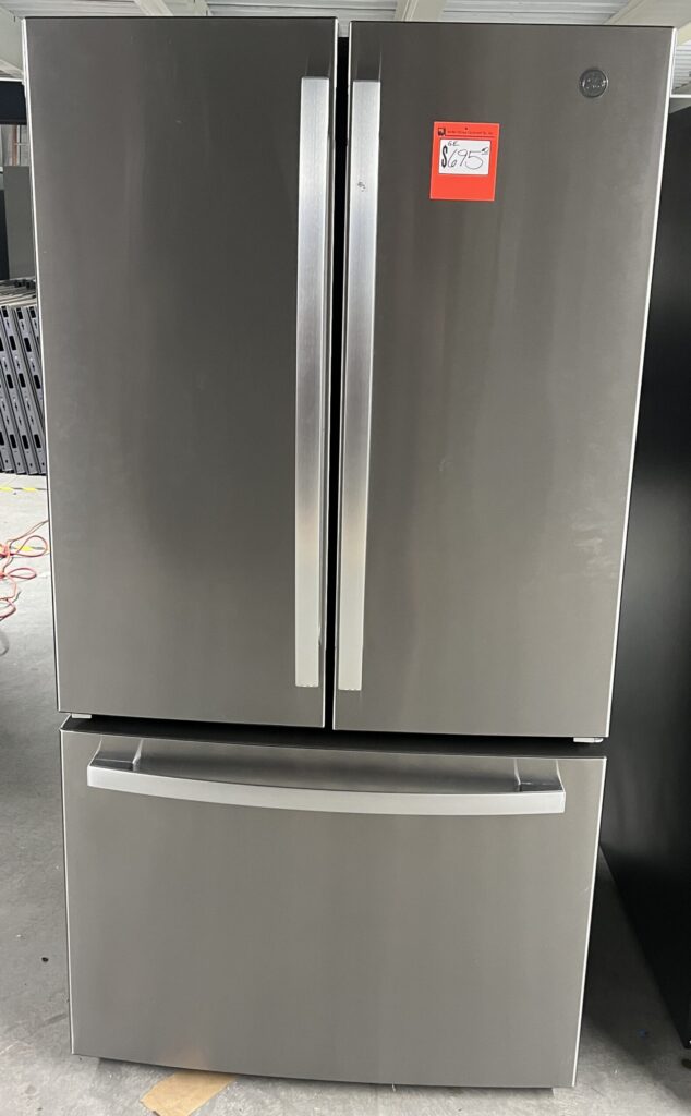 GE ENERGY STAR 27 Cu. Ft. Fingerprint Resistant French-Door Refrigerator - Used