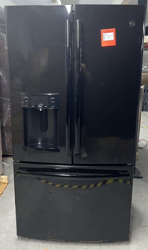 GE ENERGY STAR 25.8 Cu. Ft. Black French-Door Refrigerator - Used