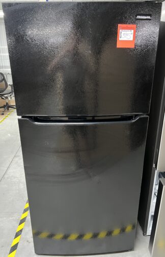 Black Frigidaire 30"x28"x66.5H Top-Freezer Refrigerator - Used