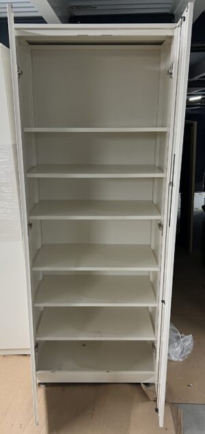 Alternative view of Great Openings 30"x18"77"H Off-White 2-Door Storage Cabinet - Used