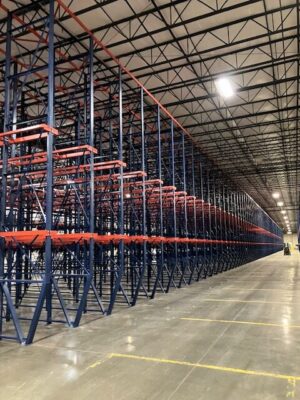 Completed Drive-In Pallet Rack Project for Muscatine, IA Customer