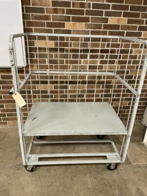 3-Sided Shelf Cart 24”x36”- Used