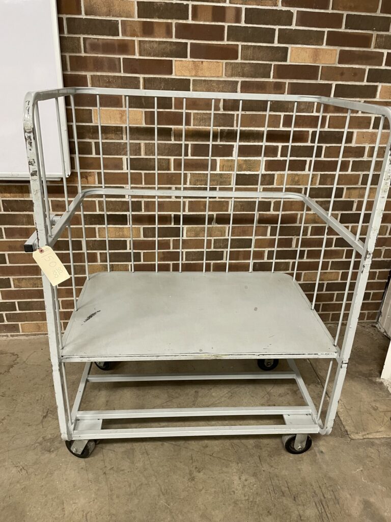 3-Sided Shelf Cart 24”x36”- Used