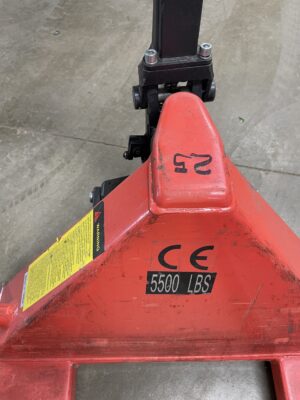 Red Pallet Jack - Used - Image 3