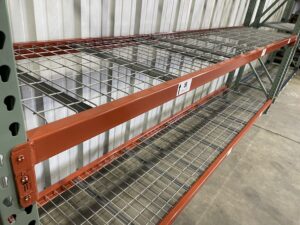 30" deep x 12' long Light Duty Teardrop Rack with 3 Piece In-Lay Wire Decks - New & Used - Image 4