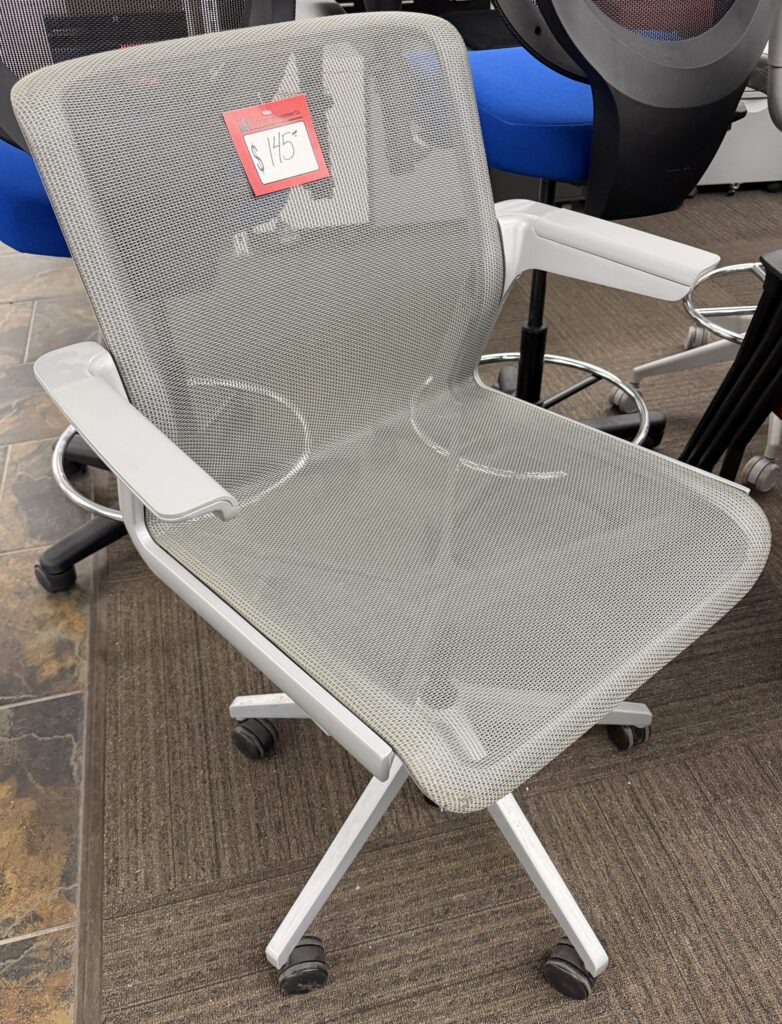 Allsteel "Clarity" Gray Mesh Office Chair - Used