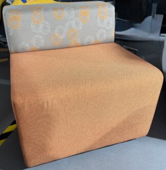 Orange & Gray Lounge Chair - Used