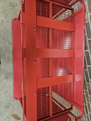 SPG Model GTC-3STUB 3-Sided Backroom Cart w/ Upper Shelf – New Surplus - Image 16